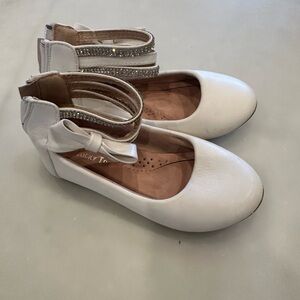 White dress shoes toddler Size 10